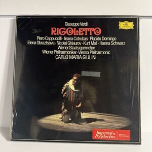 GIULINI, DOMINGO, MOLL ⸺  VERDI rigoletto ⸺  DGG 2740225 3xLPs box STILL SEALED